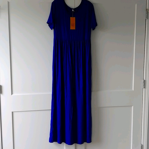 Grecerelle Dresses & Skirts - Grecerelle Royal Blue Maxi Dress Size 2X